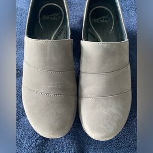 Dansko Slip On Gray Suede Shoe, Size 39
